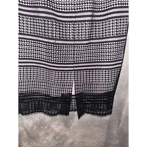 LK Bennett Maddox Professional Wednesday Dark Academia Office Lace Pencil Skirt - Picture 8 of 11